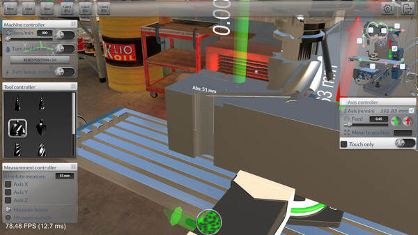 铣削机模拟器/Milling machine 3D（v1.4.0）