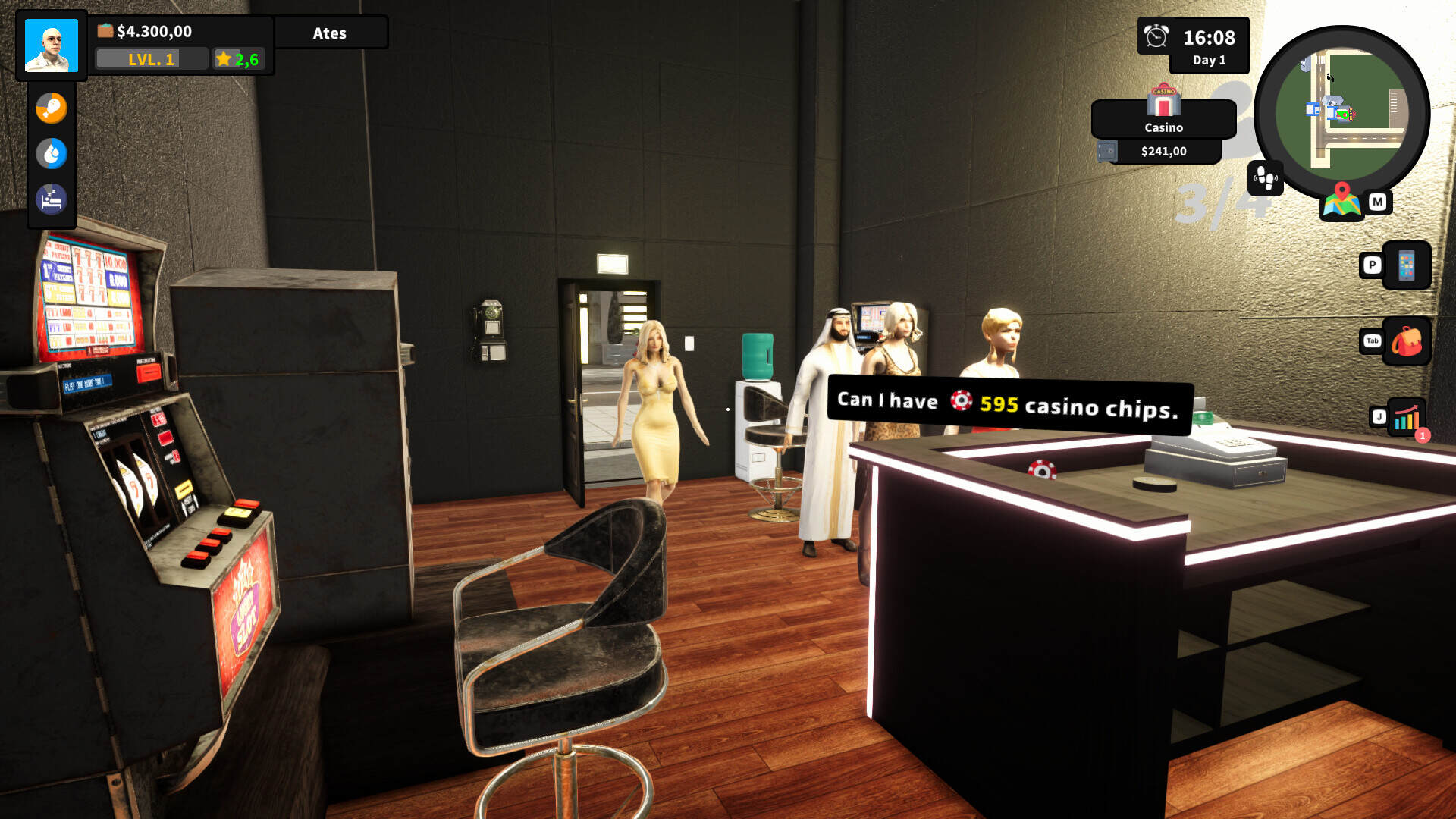 赌场管理模拟器/Casino Management Simulator