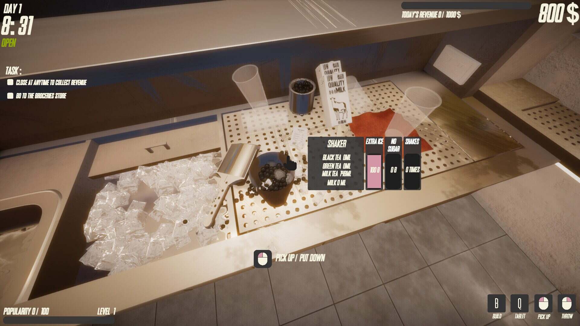 奶茶店模拟器/Boba Tea Shop Simulator