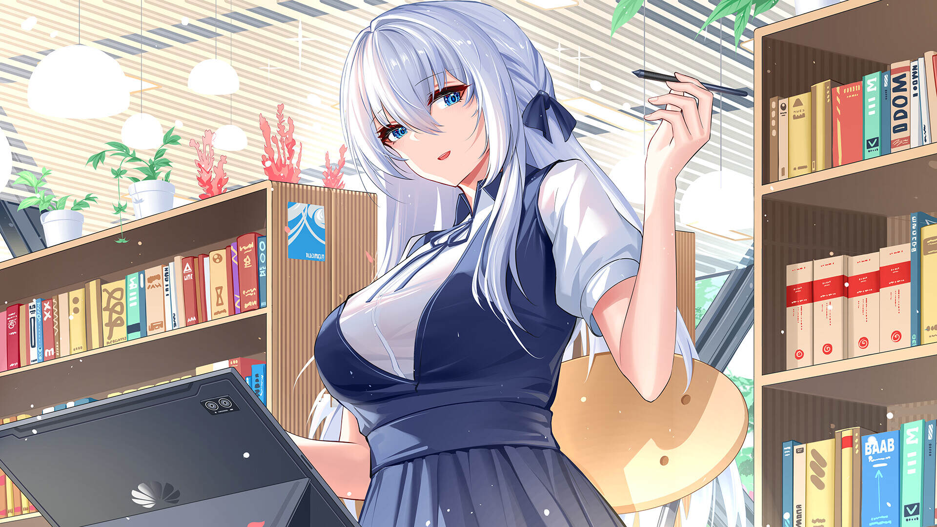 我与她们的大学画相/My Canvas at Their University