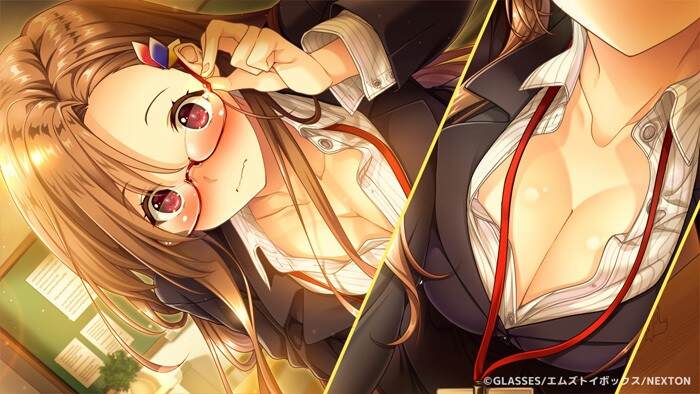 她和我的眼镜情况-女教師编