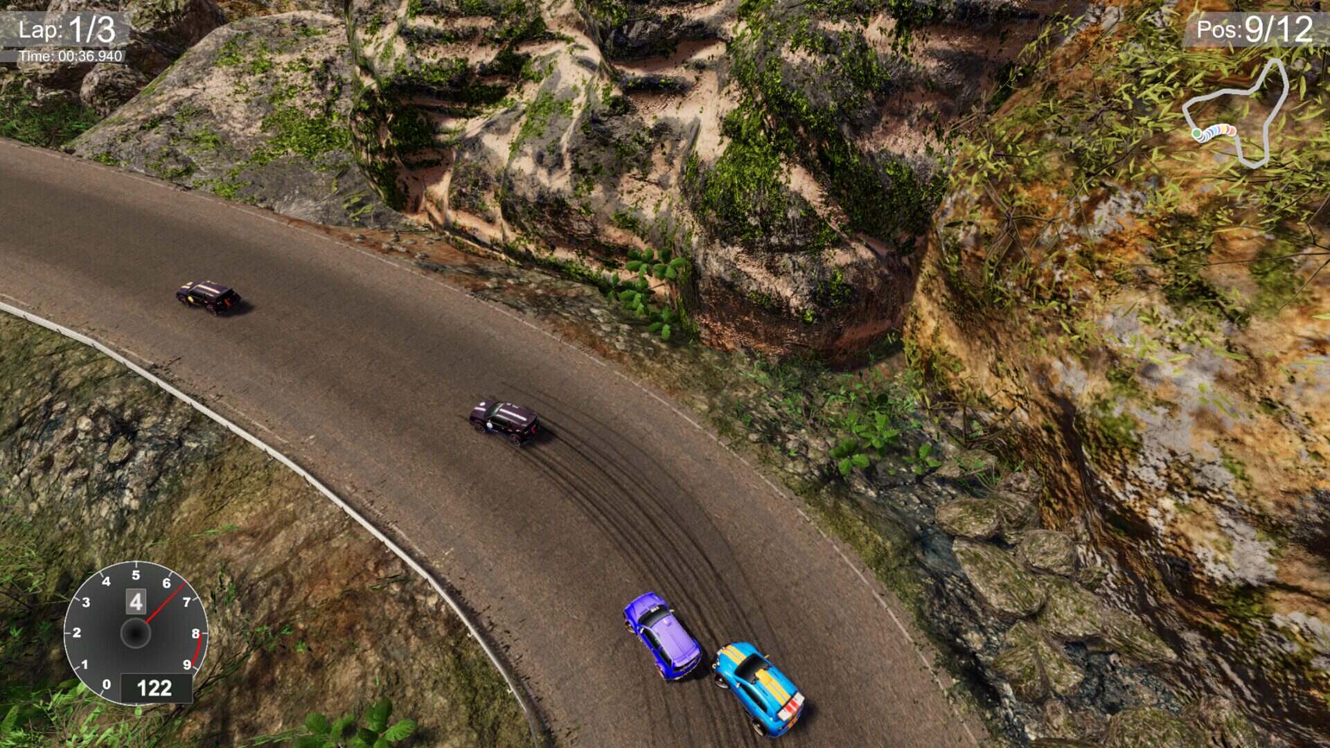 霓虹灯赛车/Neon Curves Racing