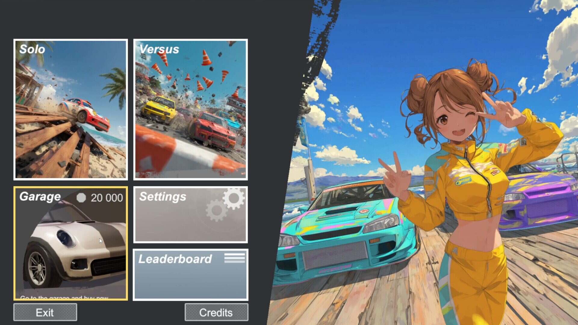 霓虹灯赛车/Neon Curves Racing