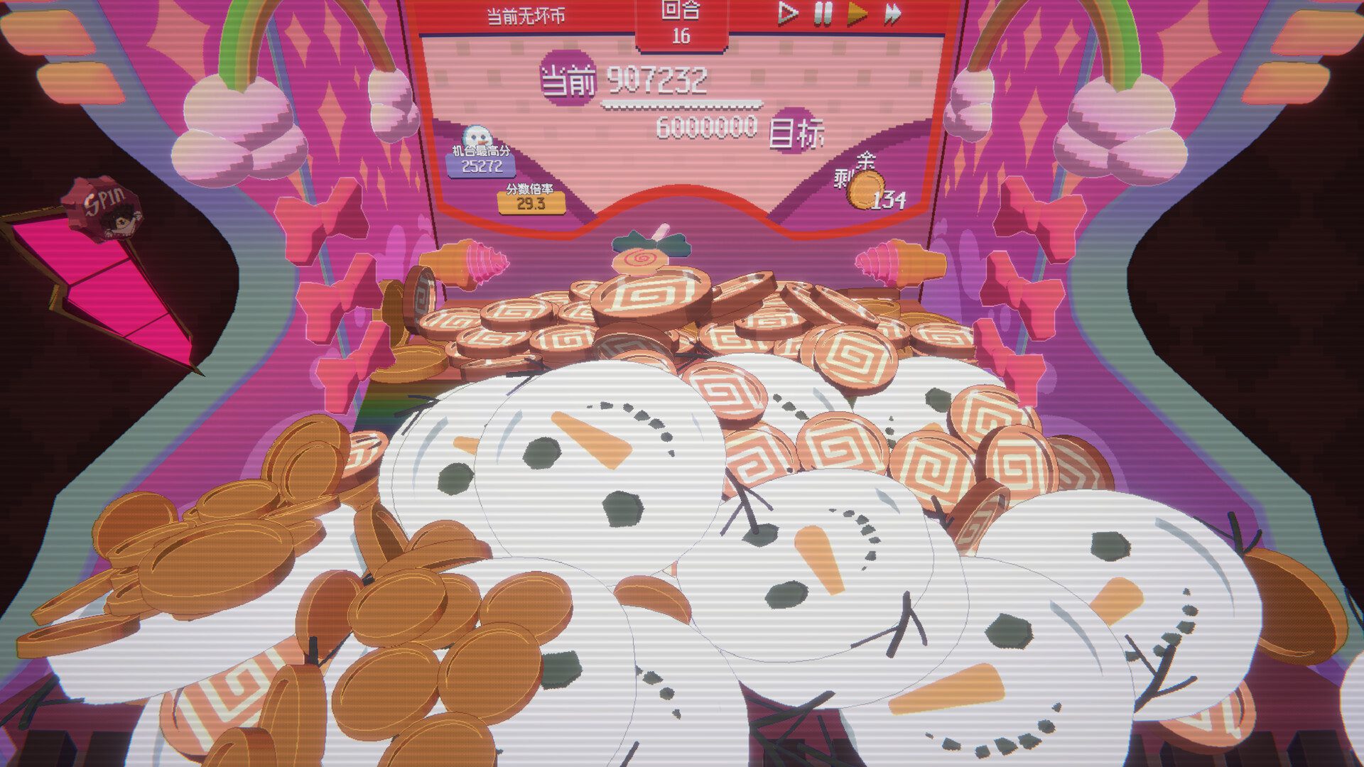 浣熊推币机/RACCOIN: Coin Pusher Roguelike