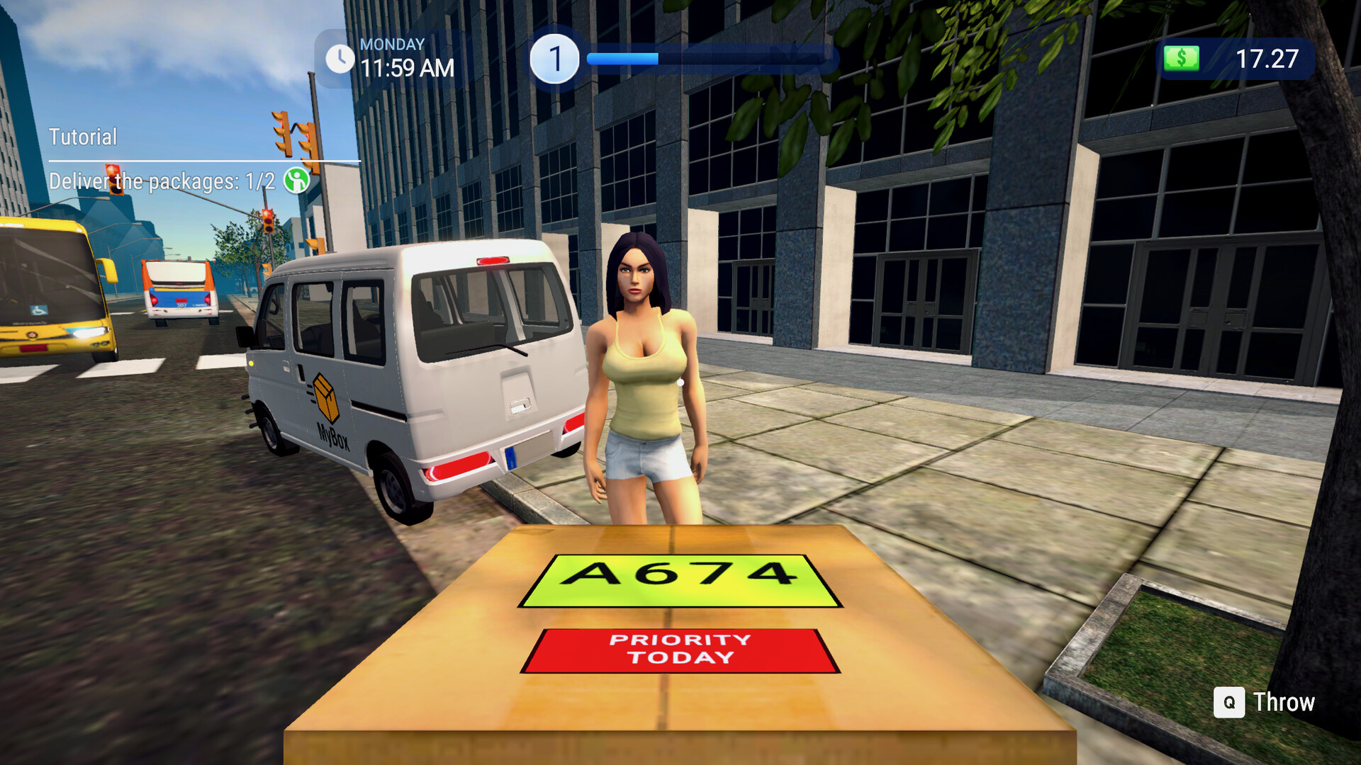 包裹配送模拟器/Parcel Delivery Simulator